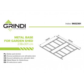 copy of Skrzynia ogrodowa metalowa 400l - 130x61x62 - Orto Grindi - 2