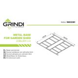 copy of Skrzynia ogrodowa metalowa 400l - 130x61x62 - Orto Grindi - 2