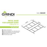 copy of Skrzynia ogrodowa metalowa 400l - 130x61x62 - Orto Grindi - 4