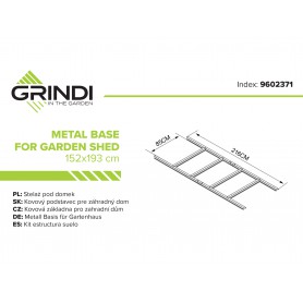 copy of Skrzynia ogrodowa metalowa 400l - 130x61x62 - Orto Grindi - 2