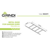 copy of Skrzynia ogrodowa metalowa 400l - 130x61x62 - Orto Grindi - 2