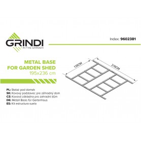 copy of Skrzynia ogrodowa metalowa 400l - 130x61x62 - Orto Grindi - 5