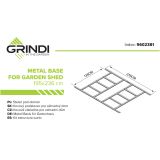 copy of Skrzynia ogrodowa metalowa 400l - 130x61x62 - Orto Grindi - 5