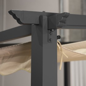 copy of Pergola tarasowa aluminiowa 4x3m Grindi - 5