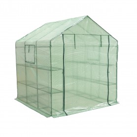 copy of Szklarnia ogrodowa Crocus II 70x50x158 - 4-półkowa Grindi - 3