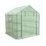 copy of Szklarnia ogrodowa Crocus II 70x50x158 - 4-półkowa Grindi - 3