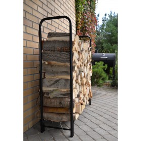 Stojak na drewno kominkowe 120x35,6x120 - Silvam I Grindi - 4