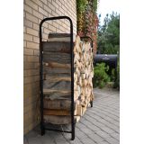 Stojak na drewno kominkowe 120x35,6x120 - Silvam I Grindi - 4