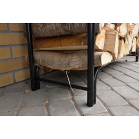 Stojak na drewno kominkowe 120x35,6x120 - Silvam I Grindi - 5