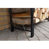 Stojak na drewno kominkowe 120x35,6x120 - Silvam I Grindi - 5