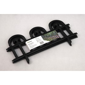 Płotek ogrodowy czarny 240x30 zestaw 4 szt - GOP 1 Grindi - 2