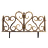 copy of Płotek ogrodowy czarny 240x30 zestaw 4 szt - GOP 1 Grindi - 1