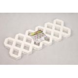 copy of Płotek ogrodowy czarny 240x30 zestaw 4 szt - GOP 1 Grindi - 2