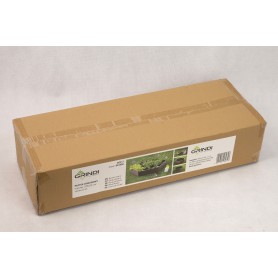 copy of Płotek ogrodowy czarny 240x30 zestaw 4 szt - GOP 1 Grindi - 4