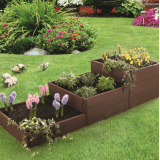 copy of Płotek ogrodowy czarny 240x30 zestaw 4 szt - GOP 1 Grindi - 4