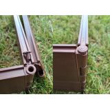 copy of Płotek ogrodowy czarny 240x30 zestaw 4 szt - GOP 1 Grindi - 5