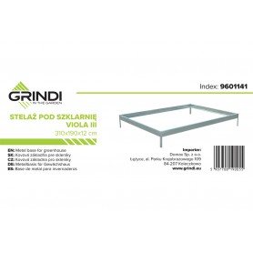 copy of Stelaż pod szklarnię Viola I 190x190x12 Grindi - 5