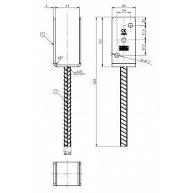 copy of Stützenfuß PS - Typ U GRUNDLINE - 15