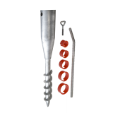 copy of Einschraub Bodenhülsen - PWO 68x550x1,8 GRUNDLINE - 1
