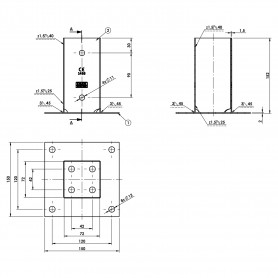 Aufschraubhülse PSP – rechteckig GRUNDLINE - 3