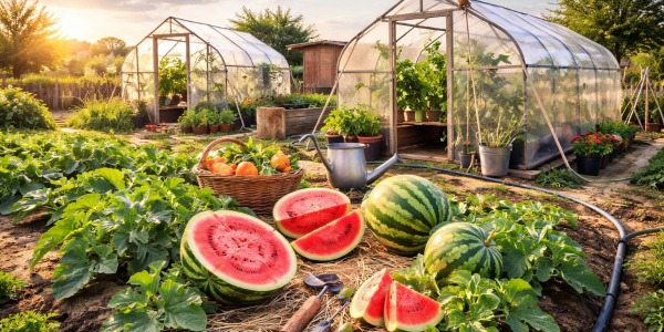 Pěstování melounu ve volné půdě – skleník nebo fóliovník