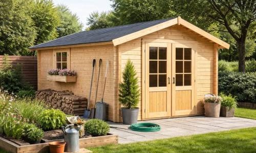 Zahradní domek na nářadí – je nutné ho ohlásit a jaká musí být vzdálenost od hranice pozemku?